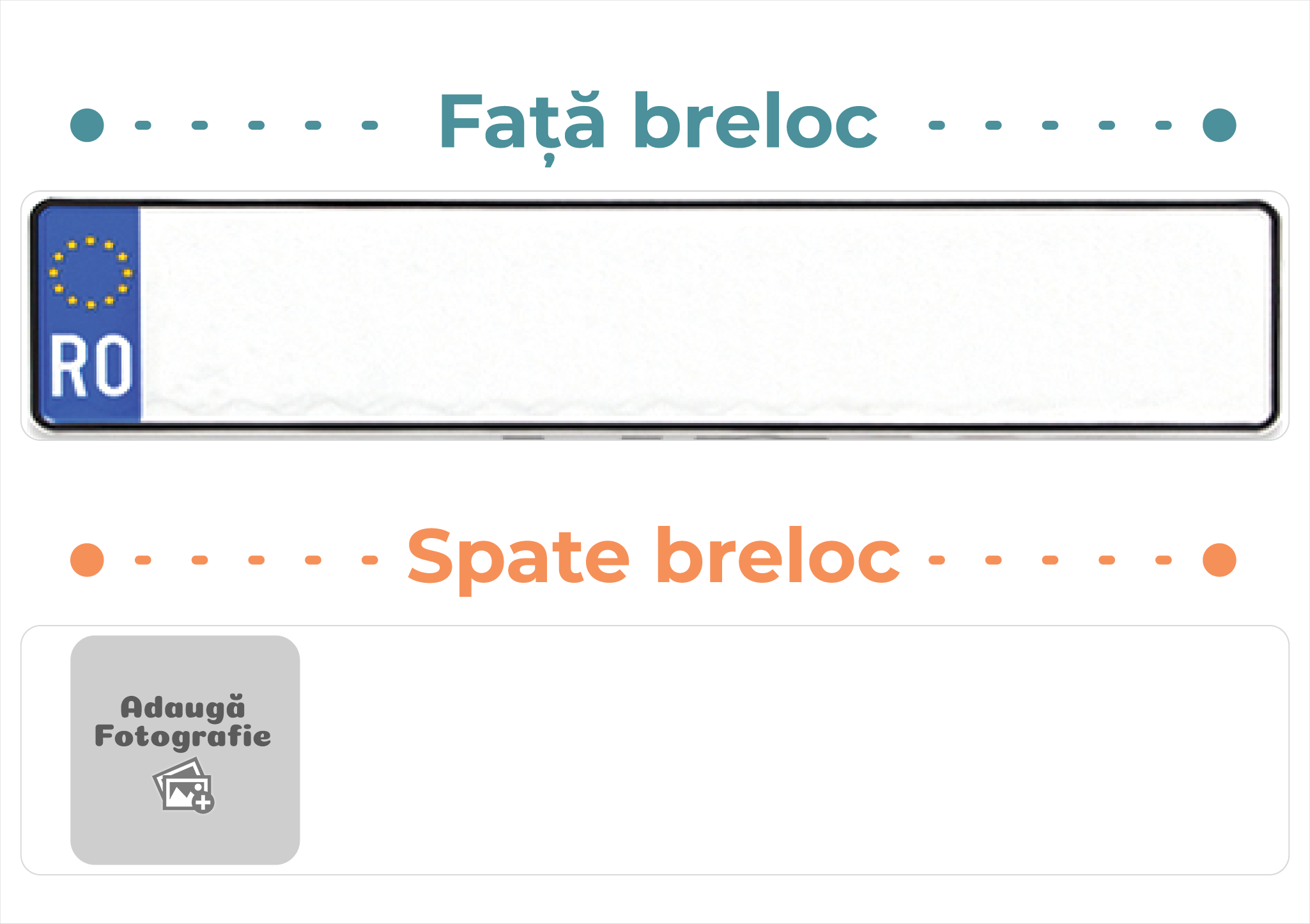 Breloc Auto Personalizat Cu Număr, Poză Și Mesaj - Vedere Background